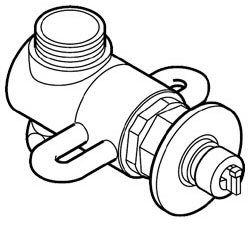 パナソニック　Panasonic 食器洗い乾燥機用 分岐水栓　CB-F6   CB-F6 1個（ご注文単位1個）【直送品】