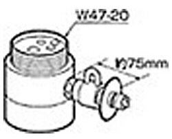 パナソニック　Panasonic 食器洗い乾燥機用 分岐水栓　CB-SS6   CB-SS6 1個（ご注文単位1個）【直送品】