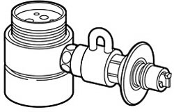 パナソニック　Panasonic 食器洗い乾燥機用 分岐水栓　CB-SMF6   CB-SMF6 1個（ご注文単位1個）【直送品】