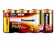 パナソニック アルカリ乾電池単1形4本パック   LR20XJ/4SW ［4本 /アルカリ］ LR20XJ4SW 1個（ご注文単位1個）【直送品】