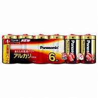 パナソニック アルカリ乾電池単1形6本パック   LR20XJ/6SW ［6本 /アルカリ］ LR20XJ6SW 1個（ご注文単位1個）【直送品】