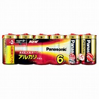 パナソニック 単2電池 LR14XJ/6SW  ［6本 /アルカリ］ LR14XJ6SW 1個（ご注文単位1個）【直送品】