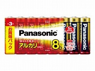 パナソニック 単3電池 LR6XJ/8SW  ［8本 /アルカリ］ LR6XJ8SW 1個（ご注文単位1個）【直送品】