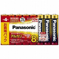 パナソニック 単4電池 LR03XJ/8SW  ［8本 /アルカリ］ LR03XJ8SW 1個（ご注文単位1個）【直送品】