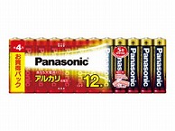 パナソニック 単4電池 LR03XJ/12SW  ［12本 /アルカリ］ LR03XJ12SW 1個（ご注文単位1個）【直送品】