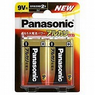 パナソニック 9V角形 乾電池 6LR61XJ/2B  ［2本 /アルカリ］ 6LR61XJ2B 1個（ご注文単位1個）【直送品】