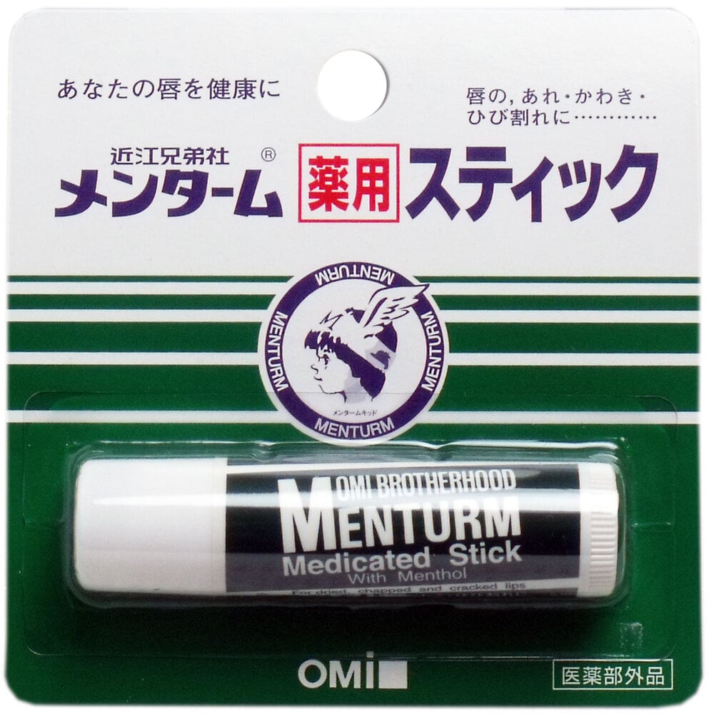 近江兄弟社　メンターム薬用スティック リップクリーム レギュラータイプ 4g　1個（ご注文単位1個）【直送品】