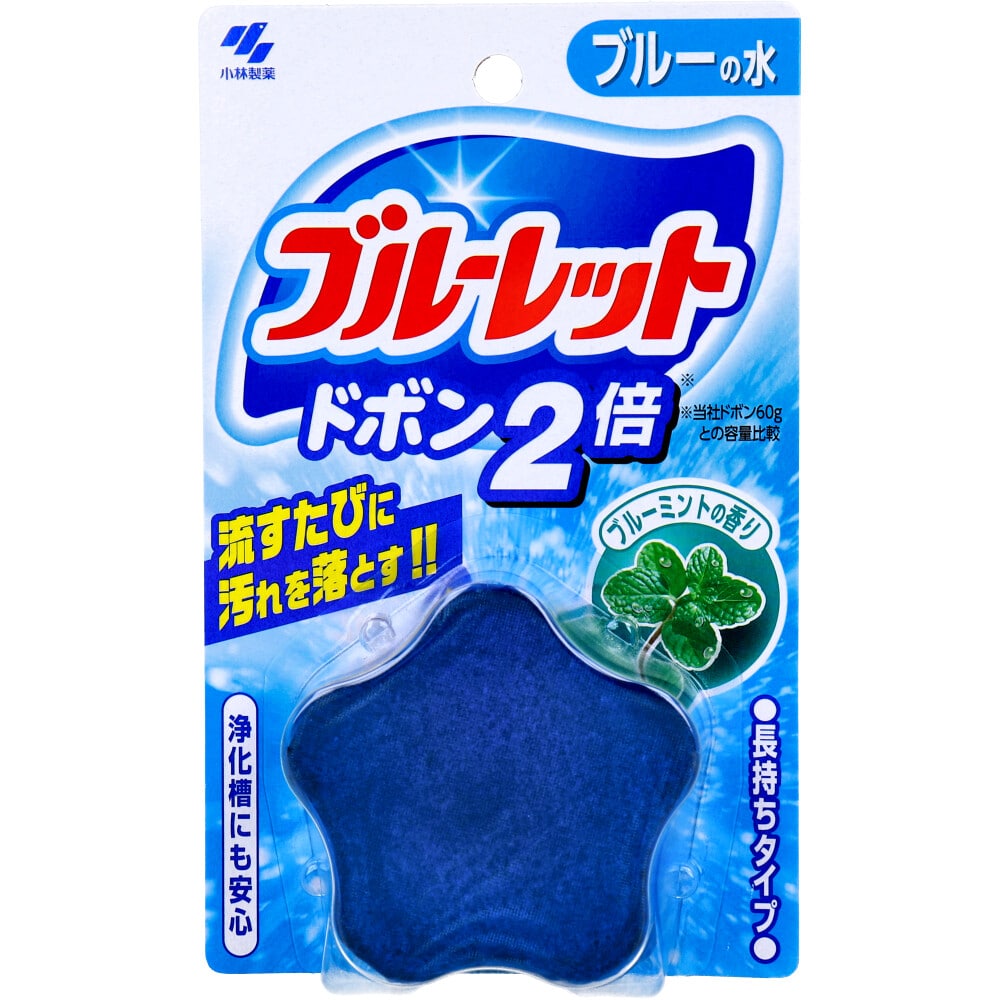 小林製薬　ブルーレットドボン2倍 ブルーミントの香り 120g　1個（ご注文単位1個）【直送品】