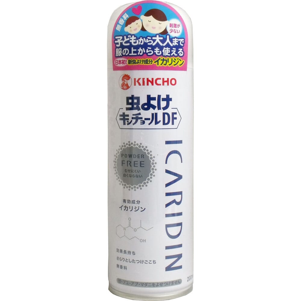 大日本除虫菊　金鳥 虫よけキンチョールDF パウダーフリー 無香料 200mL　1個（ご注文単位1個）【直送品】