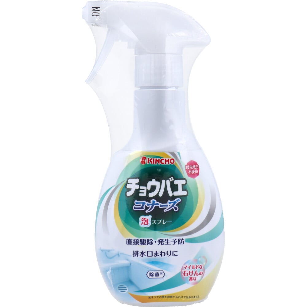 大日本除虫菊　金鳥 チョウバエコナーズ 泡スプレー 石けんの香り 300mL　1個（ご注文単位1個）【直送品】