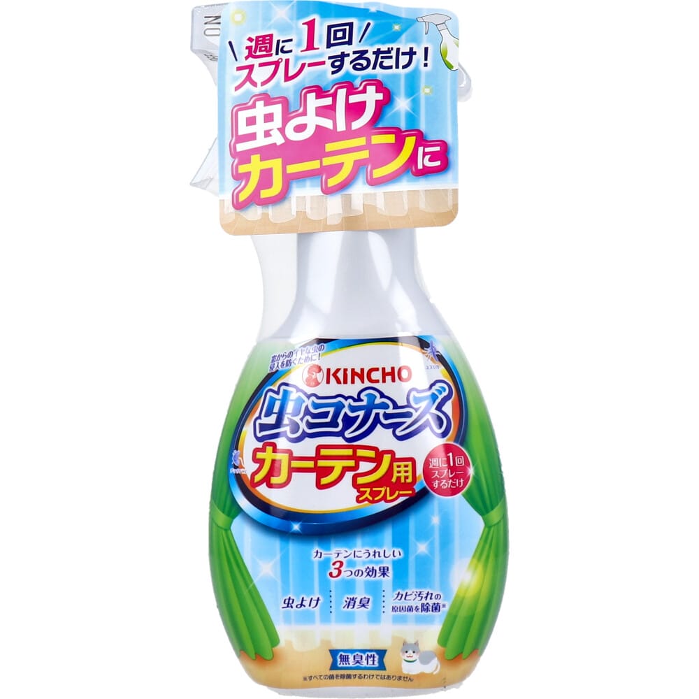 大日本除虫菊　金鳥 虫コナーズ カーテン用スプレー 無臭性 300mL　1個（ご注文単位1個）【直送品】