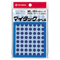 ML-151-4 ｱｵ マイタックラベル　ML-151　青 1個 (ご注文単位1個)【直送品】