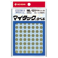 ML-151-9 ｺﾞｰﾙﾄﾞ マイタックラベル　ML-151　金 1個 (ご注文単位1個)【直送品】