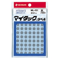 ML-151-10 ｼﾙﾊﾞｰ マイタックラベル　ML-151　銀 1個 (ご注文単位1個)【直送品】