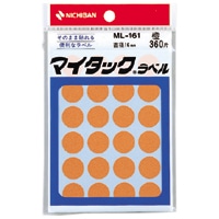 ML-161-13 ｵﾚﾝｼﾞ マイタックラベル　ML-161　橙 1個 (ご注文単位1個)【直送品】