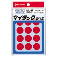 ML-171-1 ｱｶ マイタックラベル　ML-171　赤 1個 (ご注文単位1個)【直送品】