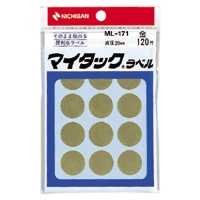 ML-171-9 ｺﾞｰﾙﾄﾞ マイタックラベル　ML-171　金 1個 (ご注文単位1個)【直送品】