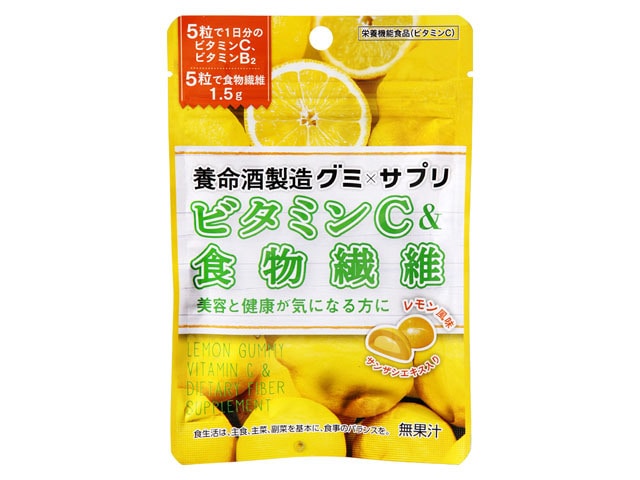 養命酒製造グミXサプリビタミンC＆食物繊維40g※軽（ご注文単位6個）【直送品】