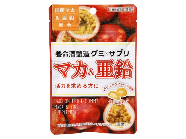 養命酒製造グミXサプリマカ＆亜鉛40g※軽（ご注文単位6個）【直送品】