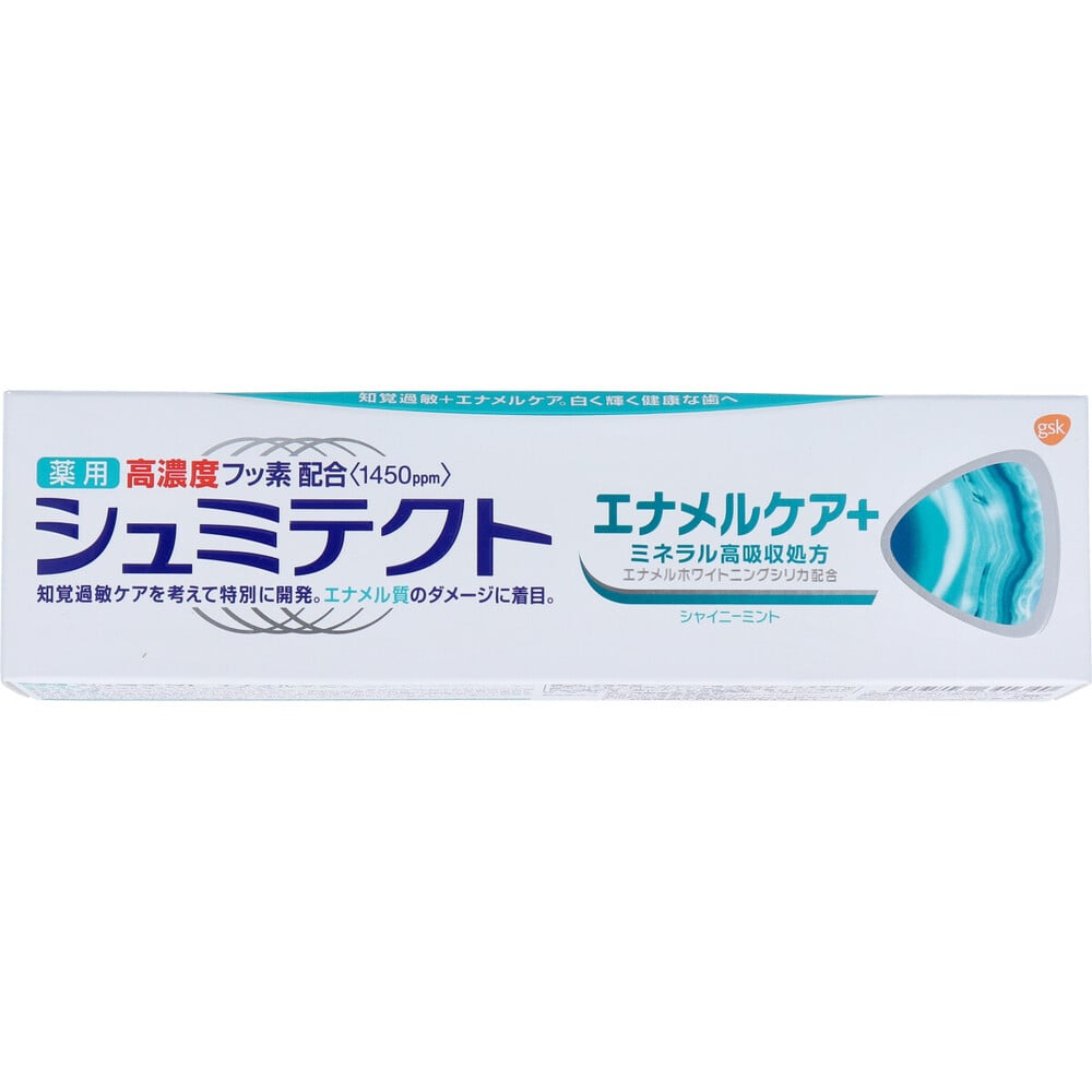 アース製薬　薬用シュミテクト エナメルケア+ 薬用ハミガキ 1450ppm 90g　1個（ご注文単位1個）【直送品】