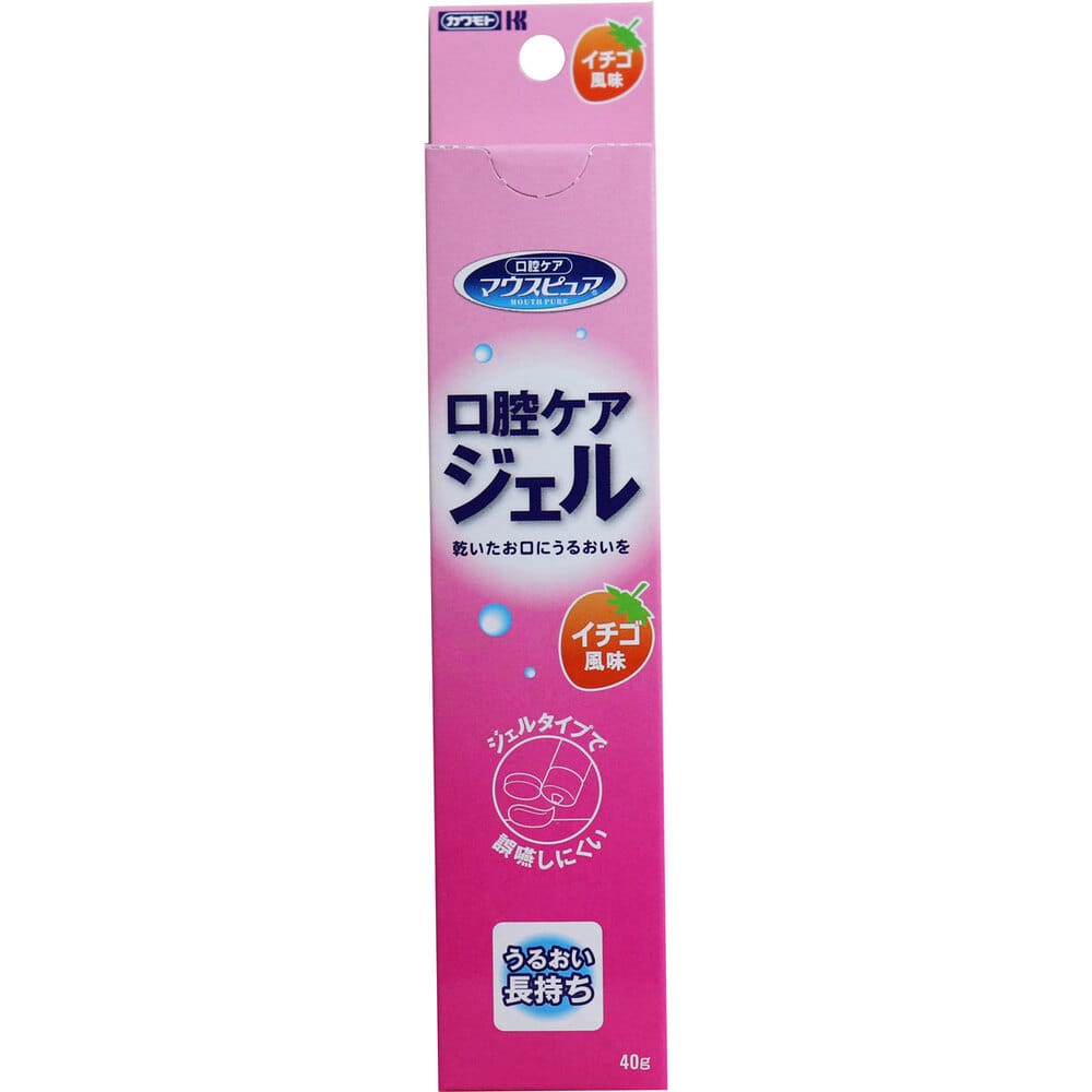 川本産業　マウスピュア 口腔ケアジェル イチゴ風味 40g入　1個（ご注文単位1個）【直送品】