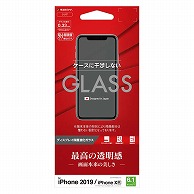 オーム電機 GP1968IP961 15-8404 ラスタバナナ 液晶保護フィルム iPhone11/iPhoneXR 強化ガラス 高光沢（ご注文単位1袋）【直送品】