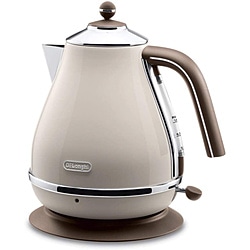 デロンギ　Delonghi 電気ケトル icona VINTAGE(アイコナ・ヴィンテージ) ドルチェベージュ KBOV1200J-BG ［1.0L］ 1個（ご注文単位1個）【直送品】