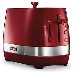 デロンギ　Delonghi ポップアップトースター ACTIVE SERIES(アクティブシリーズ） パッションレッド CTLA2003J ［2枚］ 1個（ご注文単位1個）【直送品】