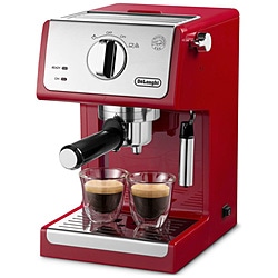 デロンギ　Delonghi エスプレッソ・カプチーノメーカー アクティブ パッションレッド ECP3220J-R ［ミルなし］ 1個（ご注文単位1個）【直送品】