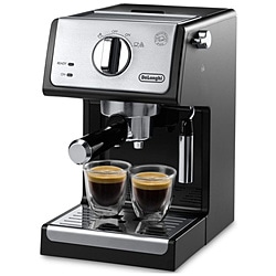 デロンギ　Delonghi エスプレッソ・カプチーノメーカー アクティブ インテンスブラック ECP3220J-BK ［ミルなし］ 1個（ご注文単位1個）【直送品】