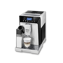 デロンギ　Delonghi エレッタ カプチーノ イーヴォ　全自動コーヒーマシン  ホワイト ECAM46860W ［全自動 /ミル付き］ 1個（ご注文単位1個）【直送品】