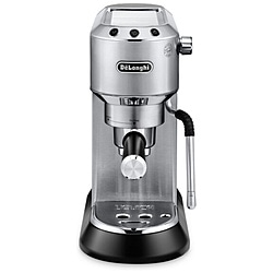 デロンギ　Delonghi エスプレッソ・カプチーノメーカー デディカ アルテ メタルシルバー EC885J-M ［ミルなし］ 1個（ご注文単位1個）【直送品】