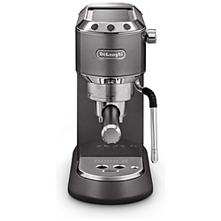 デロンギ　Delonghi エスプレッソ・カプチーノメーカー デディカ アルテ グレー EC885J-GY ［ミルなし］ 1個（ご注文単位1個）【直送品】