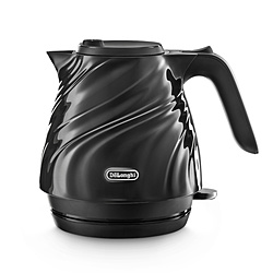 デロンギ　Delonghi 電気ケトル Seta ブラック KBS1200J-BK ［0.8L］ 1個（ご注文単位1個）【直送品】