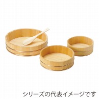 ヤマコー 椹　飯台　銅タガ 2合 04215 1個（ご注文単位1個）【直送品】