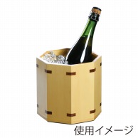 ヤマコー 白木　八角クーラー  12327 1個（ご注文単位1個）【直送品】