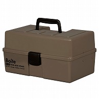 中山福 工具箱　ツールボックス　Boite　仕切式 ブラウン MA-4027 1個（ご注文単位1個）【直送品】