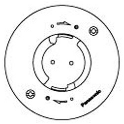 パナソニック 引掛埋込ローゼット（シーリングハンガなし・フル端子・送り端子付）　WG6001WK ミルキーホワイト WG6001WK 1個（ご注文単位1個）【直送品】
