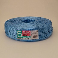 宮島化学工業 PPロープ　スカイ溶着ロープ 6mm×200m　青 BS060B 1巻（ご注文単位5巻）【直送品】