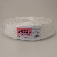 宮島化学工業 PPロープ　スカイロープ　ベクトロン 12mm×100m　白 BR012 1巻（ご注文単位5巻）【直送品】