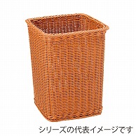 萬洋 樹脂マルチバスケット　角 小　ブラウン 91407S 1個（ご注文単位1個）【直送品】