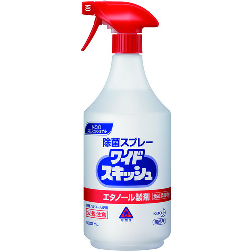 トラスコ中山 Kao 業務用ワイドスキッシュ 1L 本体（ご注文単位1個）【直送品】