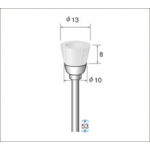 トラスコ中山 ナカニシ ナイロンブラシ (1Pk(袋)＝10本入)　476-9392（ご注文単位1パック）【直送品】