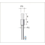 トラスコ中山 ナカニシ ナイロンブラシ (1Pk(袋)＝10本入)　476-9414（ご注文単位1パック）【直送品】