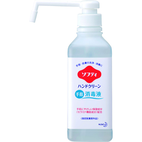 トラスコ中山 Kao 業務用ソフティ ハンドクリーン手指消毒液 500ml（ご注文単位1個）【直送品】