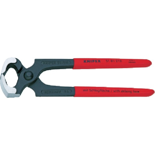 トラスコ中山 KNIPEX 5101－210SB ヤットコ （カーペンタープライヤー） 786-7565  (ご注文単位1個) 【直送品】