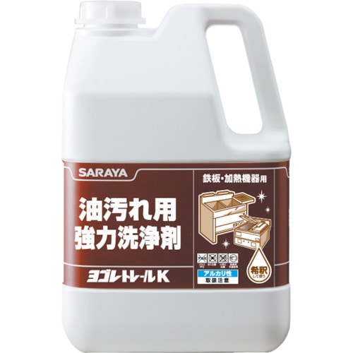 トラスコ中山 サラヤ ヨゴレトレールK2.5kg（ご注文単位1個）【直送品】