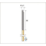 トラスコ中山 ナカニシ インサイドブラシ (1Pk(袋)＝2本入)　476-9601（ご注文単位1パック）【直送品】