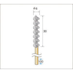 トラスコ中山 ナカニシ インサイドブラシ ステン 外径6mm　476-9741（ご注文単位1パック）【直送品】