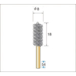 トラスコ中山 ナカニシ インサイドブラシ ステン 外径8mm　476-9767（ご注文単位1パック）【直送品】